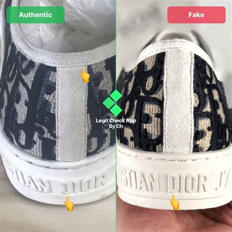 dior sneaker fake|are dior shoes genuine.